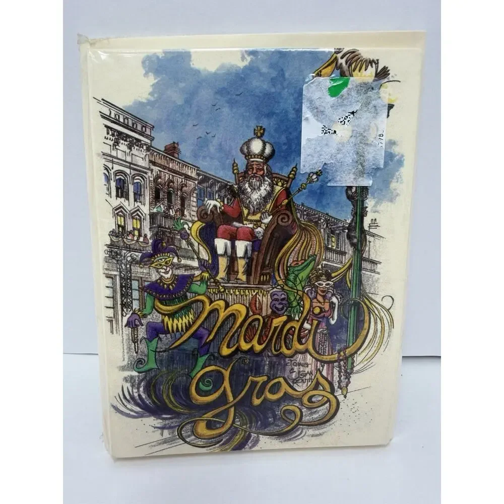 Mardi Gras Party Invitations - 3 Packs of 6 Party Invitations New in Pack